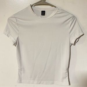 White baby Tee